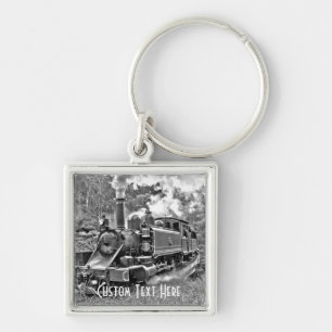 Porte-clés Moteur de soufflage de train de vapeur de mesure