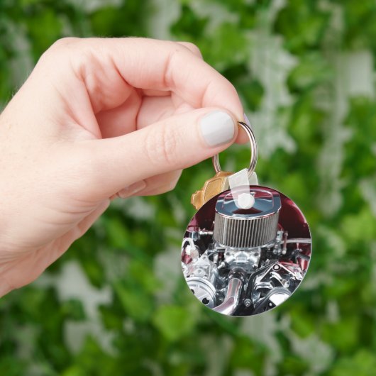 Porte-clés Moteur de voiture classique (main)