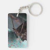 Porte-clés Moth papillon tropical (Dos)