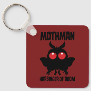 Porte-clés Mothman - Héraut Mignon et Sombre de la Fatalité