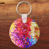 Porte-clés Motif à bille coloré (Verso)