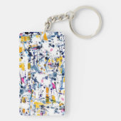 Porte-clés motif Abstrait (Dos)