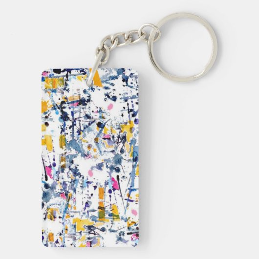 Porte-clés motif Abstrait (Dos)