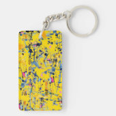 Porte-clés motif Abstrait (Dos)