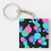 Porte-clés Motif Abstrait bulle (Devant)