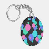 Porte-clés Motif Abstrait bulle (Devant gauche)