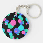 Porte-clés Motif Abstrait bulle (Dos)