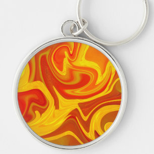Porte-clés motif, abstrait, élégant, luxe, mariage, moderne,