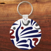 Porte-clés Motif abstrait joli (Recto)