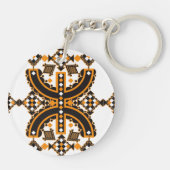 Porte-clés Motif amazigh z imazighen (Dos)