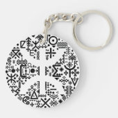 Porte-clés Motif amazigh z imazighen (Dos)