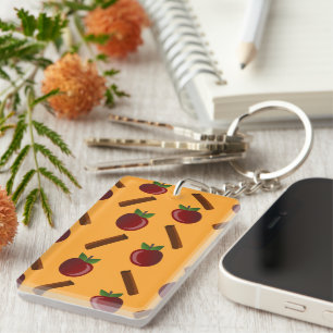 Porte-clés Motif Apple Cinnamon