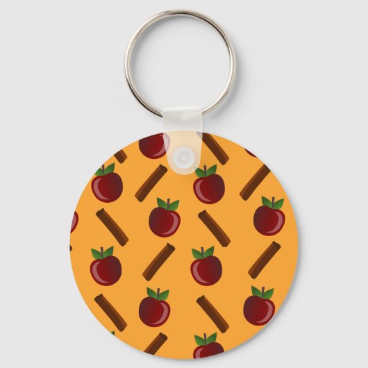 Porte-clés Motif Apple Cinnamon (Verso)