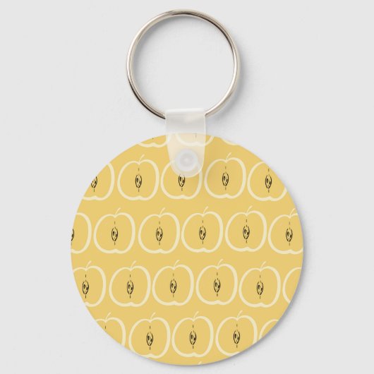 Porte-clés Motif Apple vintage : Fond d'écran. (Recto)