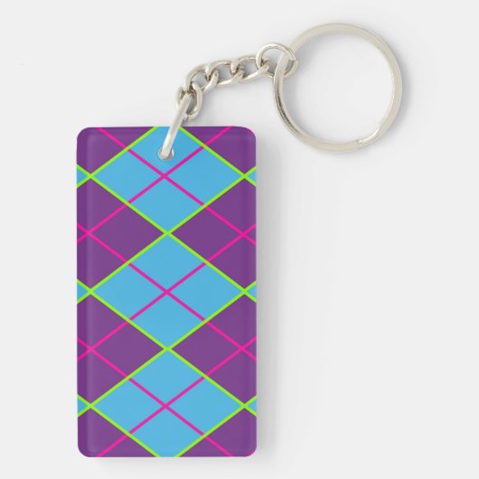 Porte-clés Motif Argyle Classique (Dos)