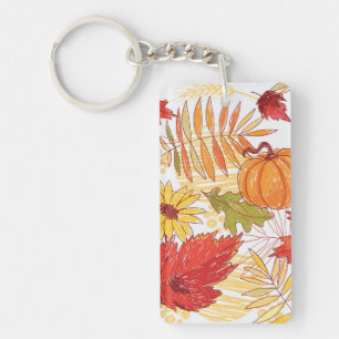 Porte-clés Motif automne