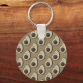 Porte-clés Motif Avocado de style vintage (Recto)