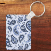 Porte-clés Motif Blue Paisley (Verso)