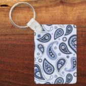 Porte-clés Motif Blue Paisley (Recto)