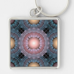 Porte-clés Motif brillant fractal