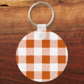 Porte-clés Motif Brown En vichy chèque (Recto)