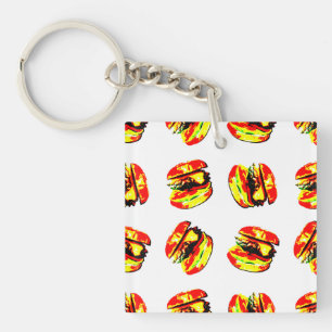 Porte-clés Motif Burger