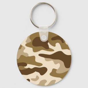 Porte-clés Motif camouflage beige