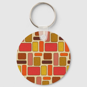 Porte-clés Motif Carré d'art moderne