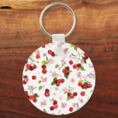 Porte-clés Motif cerise 1 (Recto)