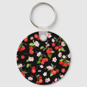 Porte-clés Motif cerise 2 (Recto)