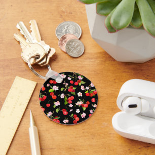 Porte-clés Motif cerise 2