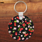 Porte-clés Motif cerise 2 (Recto)