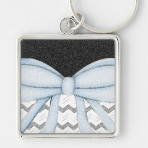 Porte-clés Motif Chevrons Fête de Douche Bureau Destinée