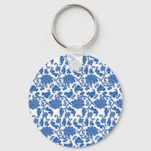 Porte-clés Motif chinois de porcelaine (Recto)