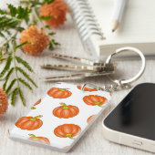 Porte-clés motif citrouille (Devant droit)