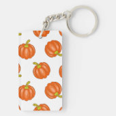 Porte-clés motif citrouille (Dos)