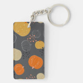 Porte-clés motif citrouille (Dos)