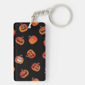 Porte-clés motif citrouille (Dos)