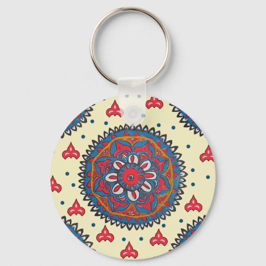 Porte-clés motif classique (Recto)