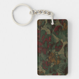 Porte-clés Motif coloré de camouflage de fleur