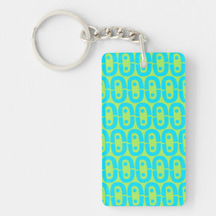 Porte-clés motif coloré moderne