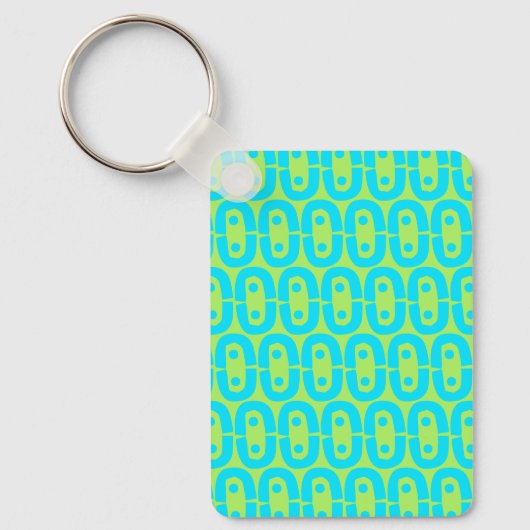 Porte-clés motif coloré moderne (Recto)