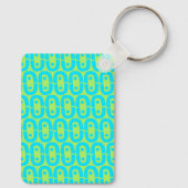 Porte-clés motif coloré moderne (Verso)