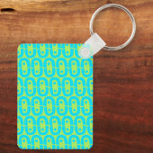 Porte-clés motif coloré moderne (Verso)