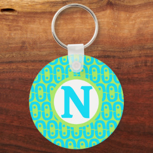 Porte-clés motif coloré moderne