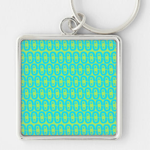 Porte-clés motif coloré moderne