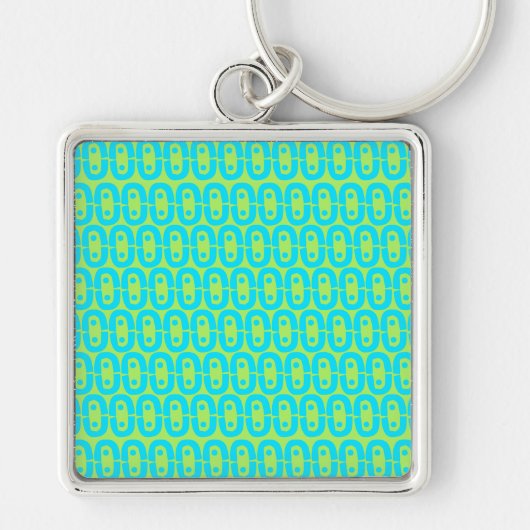 Porte-clés motif coloré moderne (Devant)