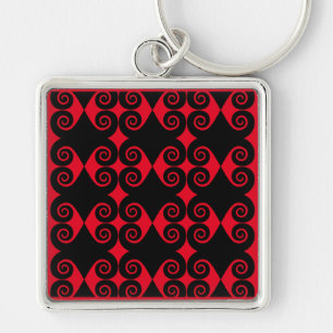 Porte-clés Motif Curly Diamond