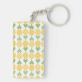 Porte-clés motif d'ananas et d'ananas 3D (Dos)