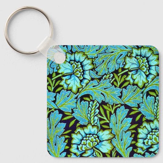 Porte-clés Motif d'Anemone par William Morris, (Recto)